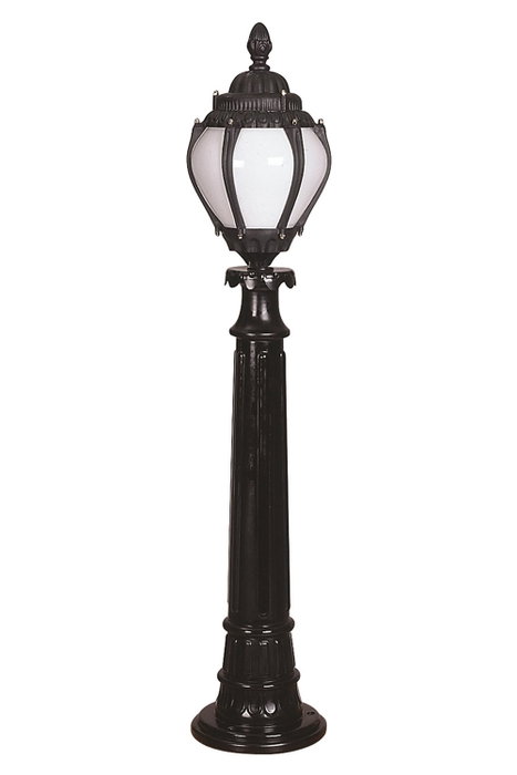 Opviq Lámpara de Suelo Exterior Negro y Blanco Opviq Lámpara de Suelo Exterior Negro y Blanco